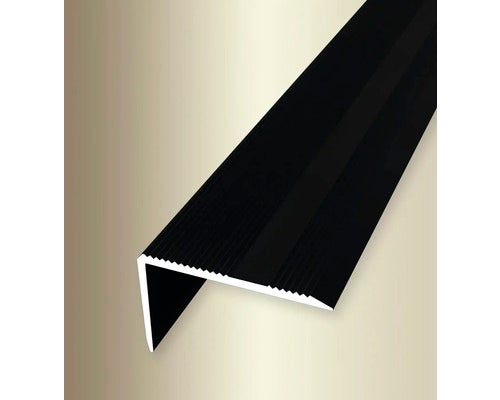 Winkelprofil 228 SK Selbstklend, Alu eloxiert schwarz 100 cm