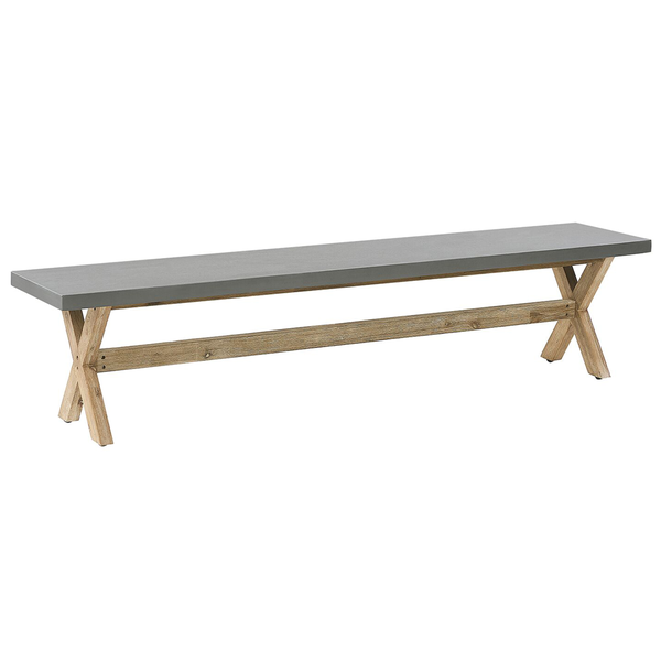 Gartenbank OLBIA 200 cm Beton Grau