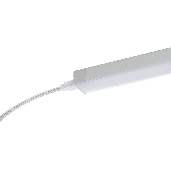 PRIOS LED Unterschrankleuchten (Unterbauleuchte) Esbena dimmbar mit Bewegungsmelder (Modern) in Alu (1 flammig, ) Wohnzimmerleuchte