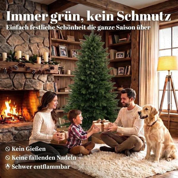 Gemütliche Terrasse mit gemustertem Outdoorteppich, schwarzem Lounge-Sessel, Akustikgitarre und dekorativen Drahtkörben auf Holzdielen.