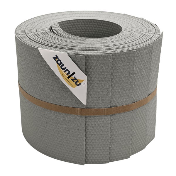 Zaunfolie Rolle mit Zaun/Zu Logo