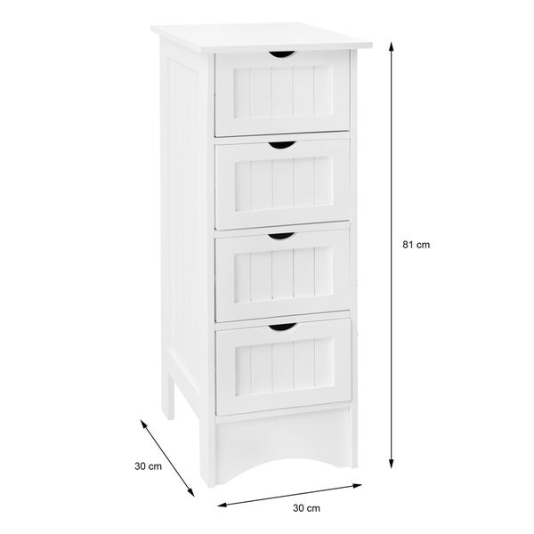 ML-Design Badmöbel-Set 3-teilig, Badezimmermöbel Set, Badmöbel Komplettset, Waschtisch mit Unterschrank Hochschrank Badezimmerschrank Badschrank Midischrank, Landhausstil, Weiß, Holz, viel Stauraum