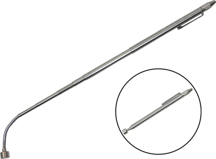 FAMEX 15102 Teleskop Magnetheber, Magnetstab, Magnetstift ausziehbar bis zu 59cm