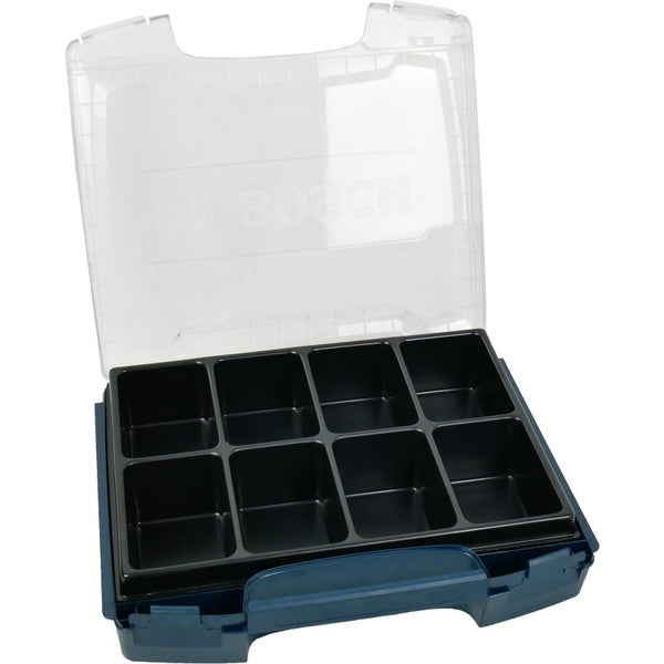 Geöffnete Sortimentsbox mit Fächern