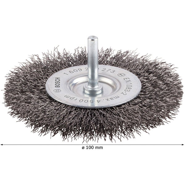 Drahtbürste, circa 100 mm Durchmesser