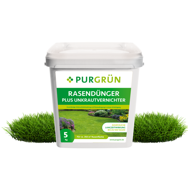 Purgrün Rasendünger mit Unkrautvernichter 5 kg