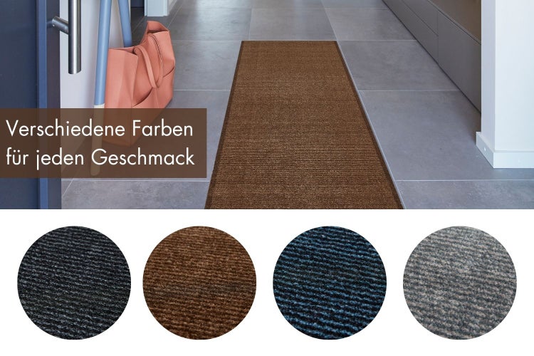 Fußmatte Barbara Becker Gentle 67 x 170 cm in Braun