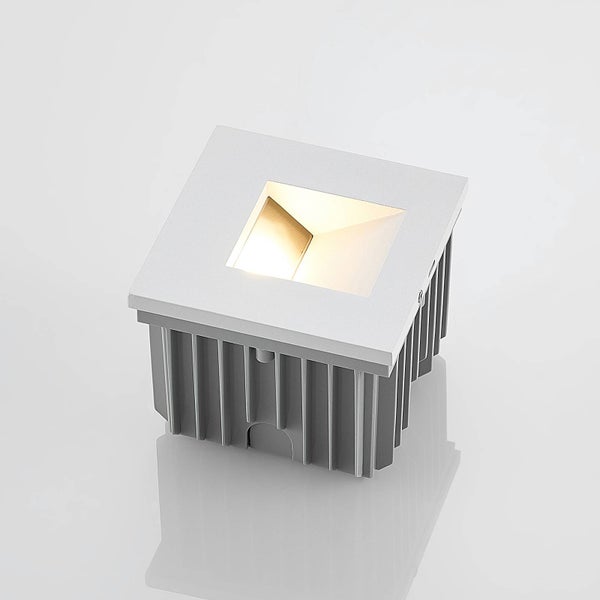 Arcchio Wandeinbaustrahler Zamo (Modern) in Weiß aus Aluminium (1 flammig, G9) Flurleuchte