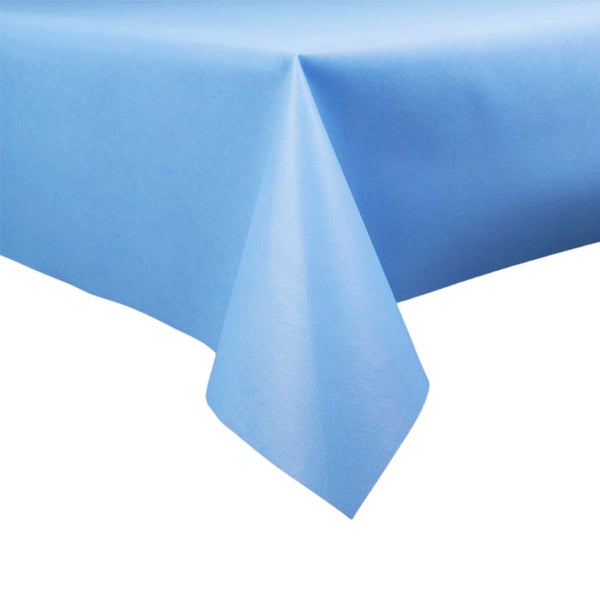 Tischdecke aus stoffähnlichem Vlies, Öko-Tex 100, 1 m x 2,50 m Hellblau