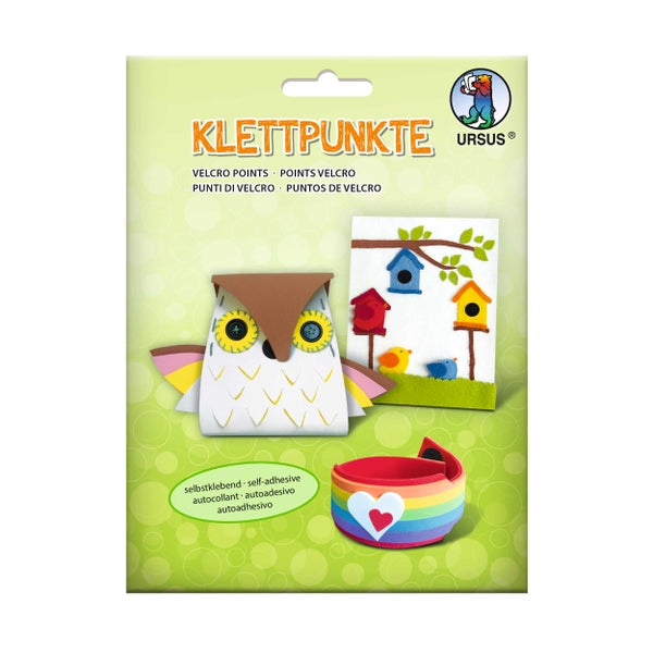 URSUS Bastelzubehör Klettpunkte, schwarz