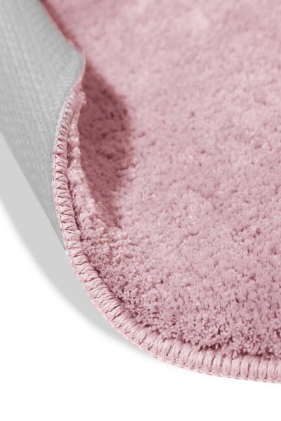 Badteppich Rosa Joris WECONhome Basics 90 cm rund