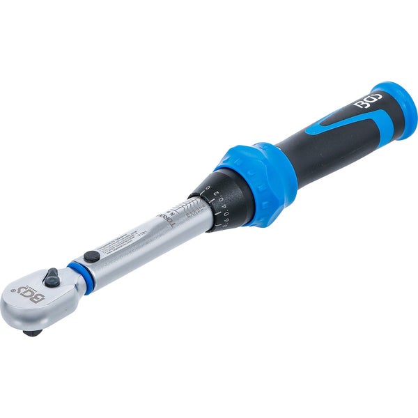 BGS Drehmomentschlüssel Abtrieb Außenvierkant 6,3 mm (1/4) 6 - 30 Nm - 7181