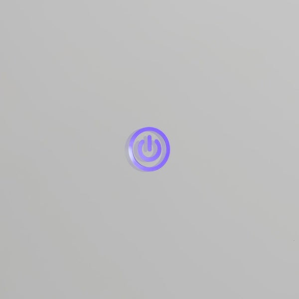 Rechteckiger Designspiegel 50x70 mit LED Hintergrundbeleuchtung
