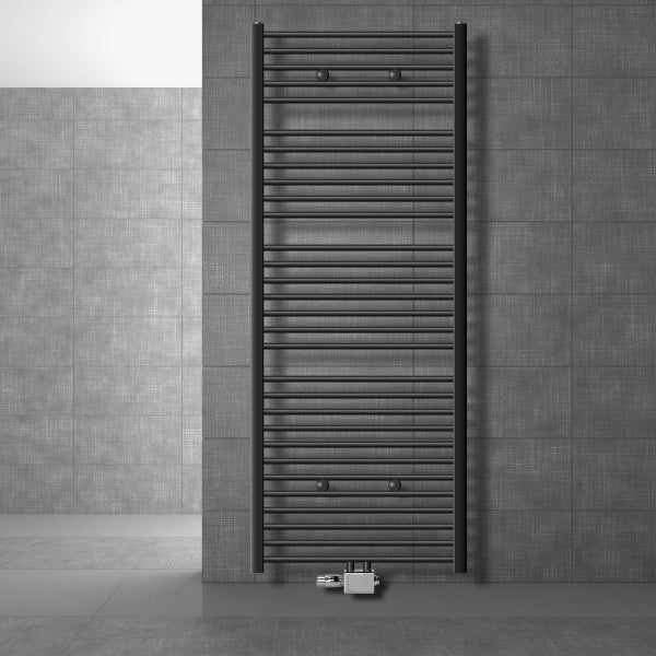 Explosionszeichnung eines Heizkörperanschluss-Sets mit verschiedenen Komponenten