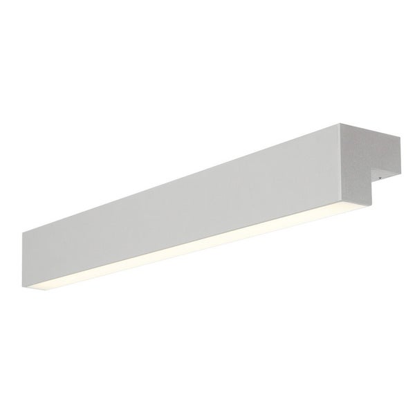 LED Wand- und Deckenleuchte L-Line in Silbergrau 10W 820lm IP44