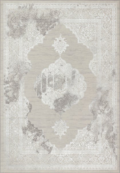 Vintage Orientalischer Teppich Grau/Weiß 200x275 cm AZRA