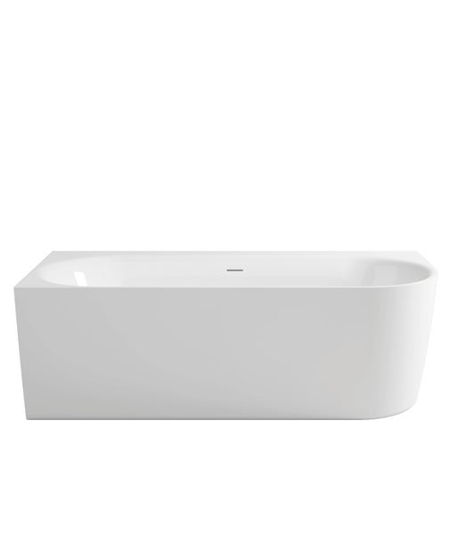 Calmwaters® Vorwand-Badewanne 180x80 cm Komplettset Seamless Comfort, fugenloses Design, vormontiert mit Schürze & Ablaufgarnitur, rechte Ausführung, Made in EU, Acryl, 02SL6222