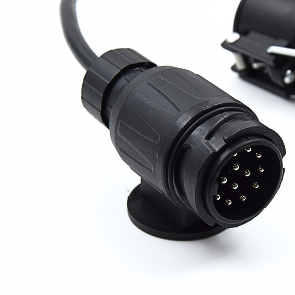 Anhänger-Adapterkabel 13 auf 7-polig Verlängerungskabel 0,75m
