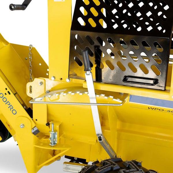 BAMATO WPO-400PRO 20 Tonnen Sägespaltautomat mit Förderband und Montageservice für effiziente Holzbearbeitung