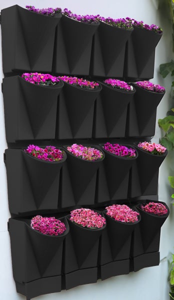 16x Wandgarten Hängegarten Blumentopf Blumenkasten