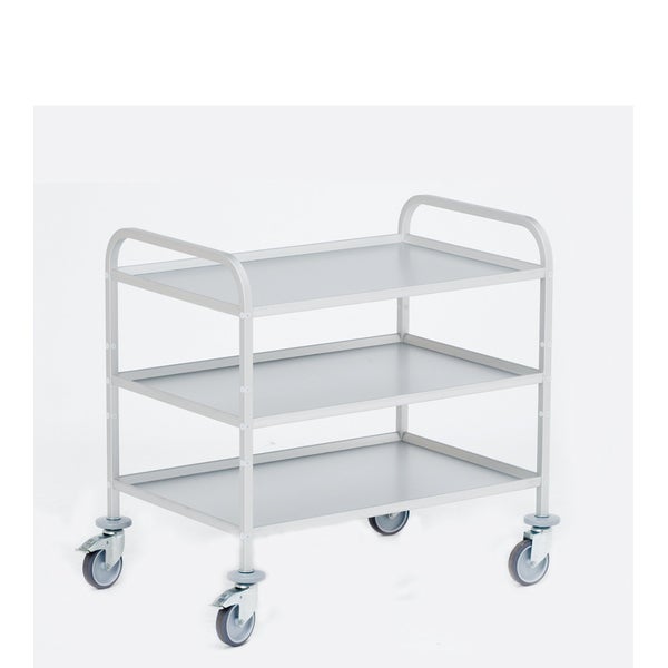 Servierwagen mit drei Regalböden und Rollen