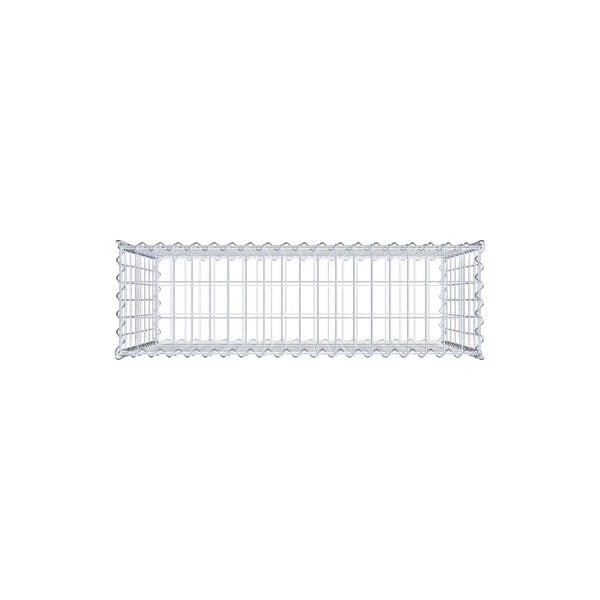 Gabione 100 cm x 80 cm x 30 cm (L x H x T), Maschenweite 5 cm x 10 cm, Spirale