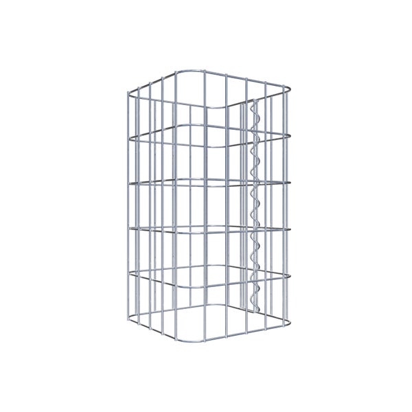 Gabionensäule 27 x 27 cm, MW 5 x 10 cm eckig - Höhe: 0,50 m