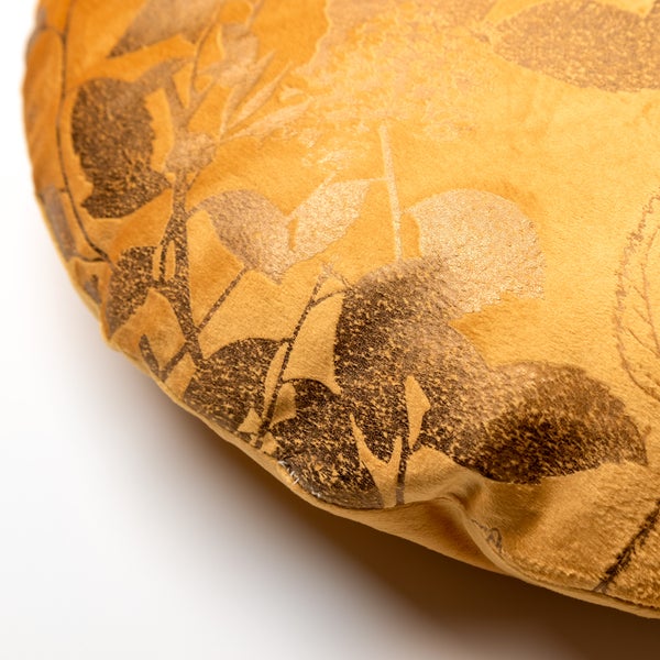 ROSIE - Dekokissen mit Blumenmuster 45 cm Golden Glow - gelb