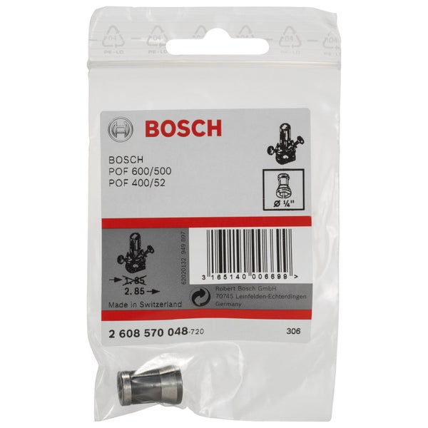 Bosch Spannzange für POF 600/500 und POF 400/52 Oberfräsen