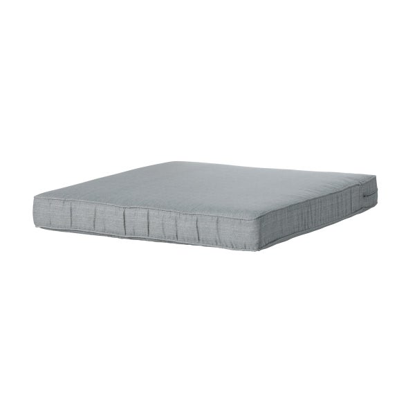 Lounge Sitzkissen Basic grau - ca. 60x60 cm - 2er-Set