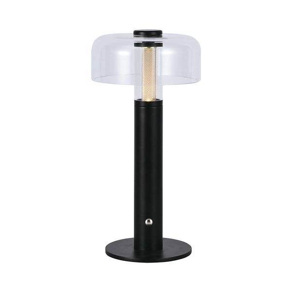 Black Rechargeable Table Lamps - IP20 - 1W - 100 Lumen - 3000K