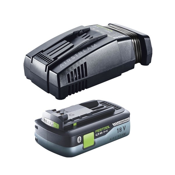 Festool Energie Set 1x BP 18 Li 4,0 Ah HPC-ASI Akkupack 18V 4,0 Ah HighPower ( 205034 ) + SCA 16 Schnellladegerät 10,8 V - 18 V ( 576953 ) + Systainer
