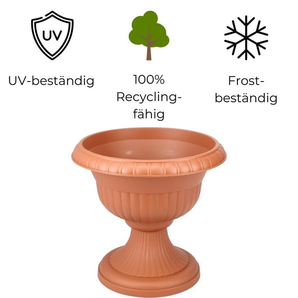 Blumentopf mit Ständer Terracotta