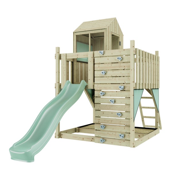 OutdoorToys Spielhaus Galaxie aus Holz in Grün