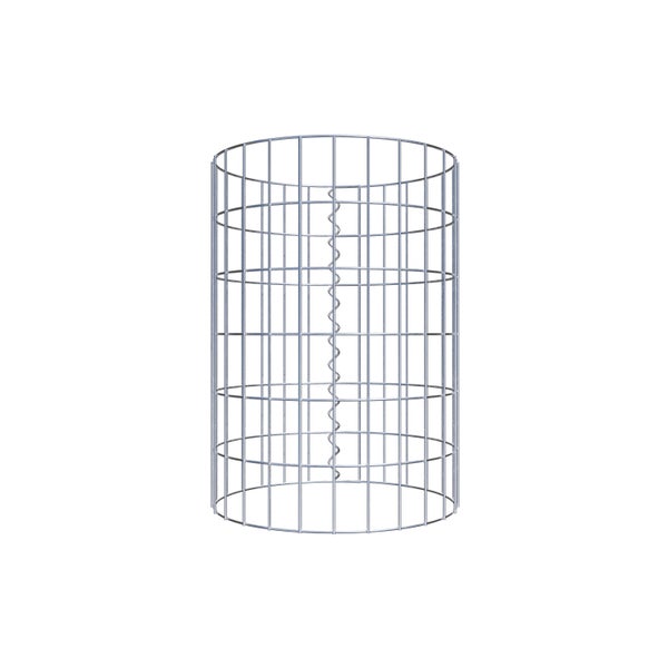 Gabionensäule Durchmesser 42 cm, MW 5 x 10 cm rund - Höhe: 0,60 m