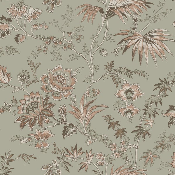Tapete mit floralem Muster