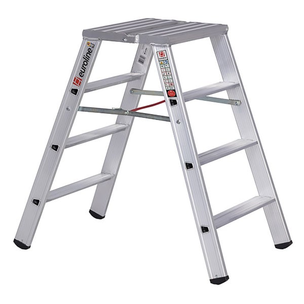 Aluminium Tritt mit drei Stufen und einer Plattform