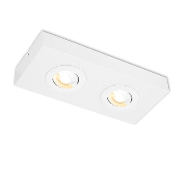 CTS LED ceiling light, white, 2xLED-platine/4W