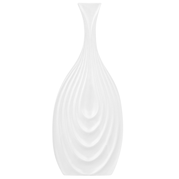 Dekovase THAPSUS Keramik 39 cm Weiß