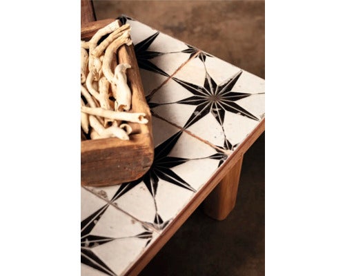 Wand- und Bodenfliese FS Star LT black 45x45 cm