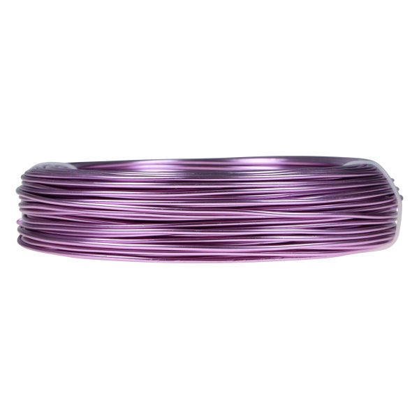 Rolle pinker Aluminiumdraht für Bastelarbeiten und Dekoration.