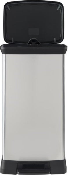 Curver Deco Bin Treteimer - 50L - Silber Metallic