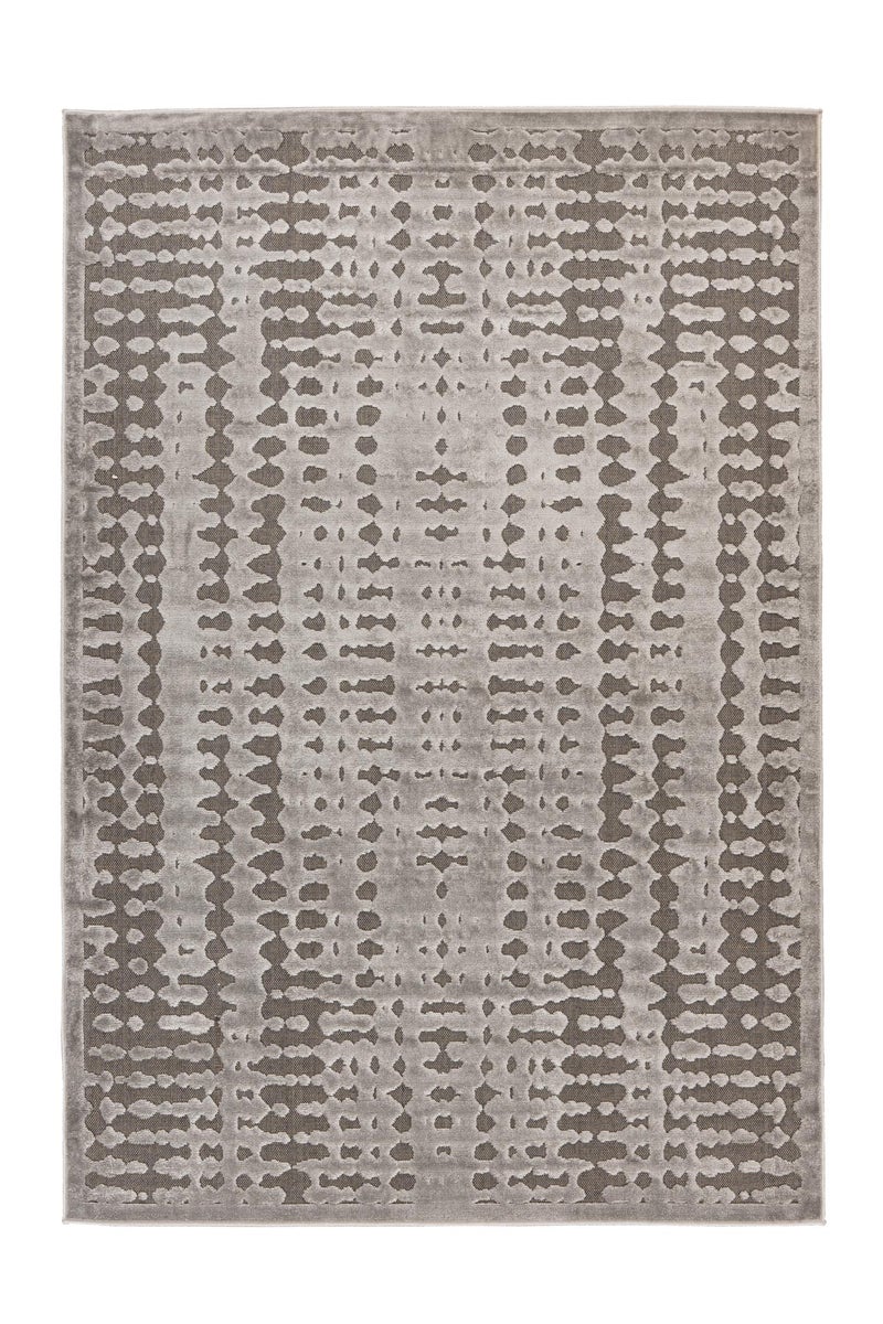 Kurzflor Teppich Enigmatique Grau Klassisch, Modern 120 x 170 cm