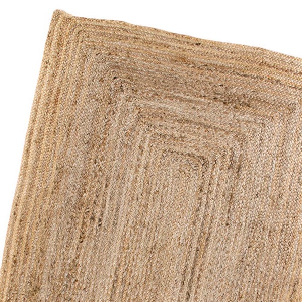 Broom Teppich 90x60 cm in Jute natur. 90 X 60 X 1 cm