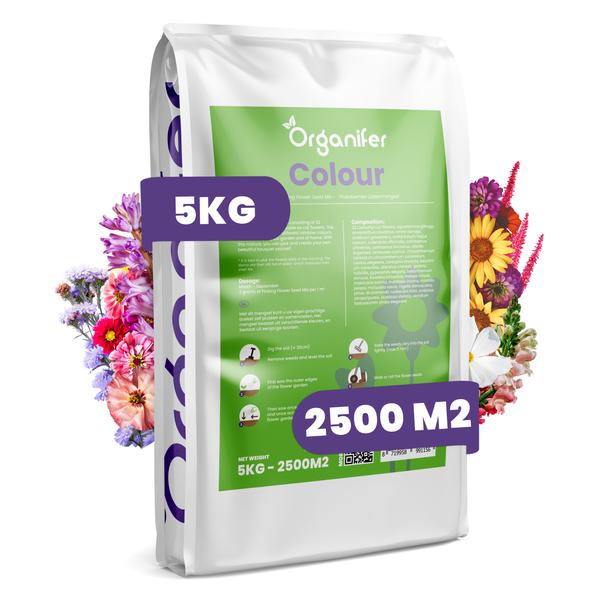 Schnittblumenmischung - Colour - 32 Arten von Schnittblumen (5 kg für 2500 m2) - Organifer