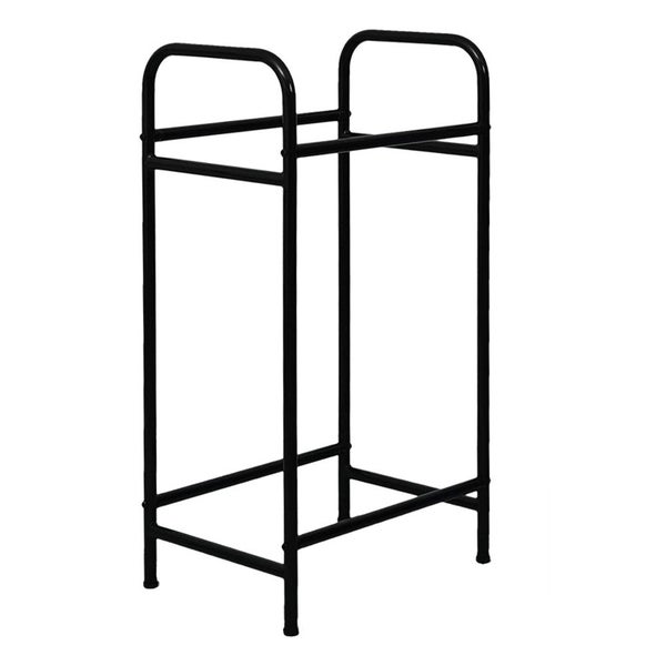 PROREGAL Reifenregal CARRERO HxBxT 104x55x40cm, bis zu 4 Reifen auf 2 Ebenen, Schwarz