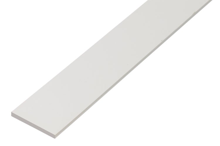Eine flache Kunststoffleiste für Abschlussarbeiten