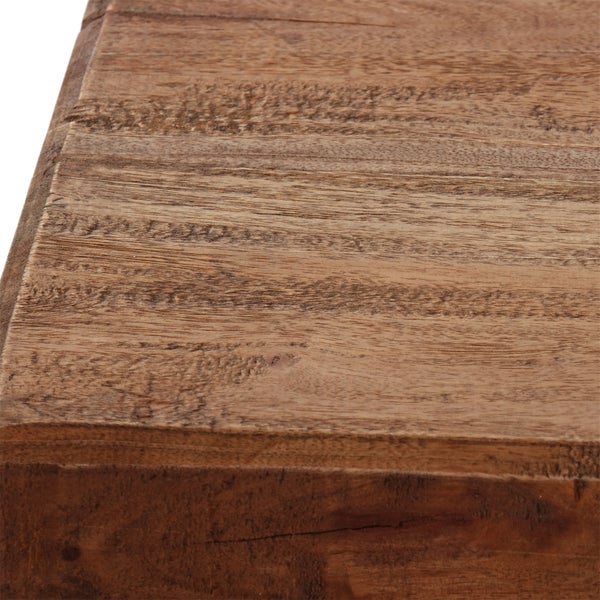 Hocker Rustico Massivholz naturfarben