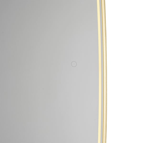 Rechteckiger Spiegel mit LED-Beleuchtung