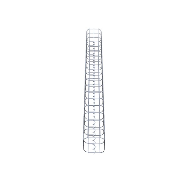 Gabionensäule 17 x 17 cm, MW 5 x 10 cm eckig - Höhe: 1,80 m